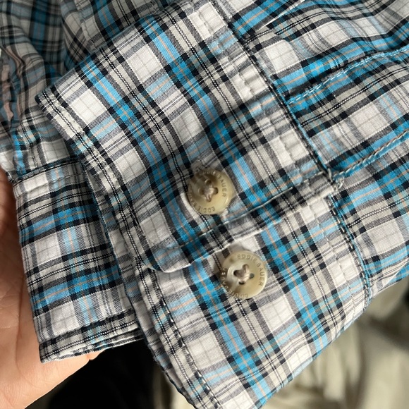 Eddie Bauer Classic Fit Plaid Shirt L - Picture 4 of 10